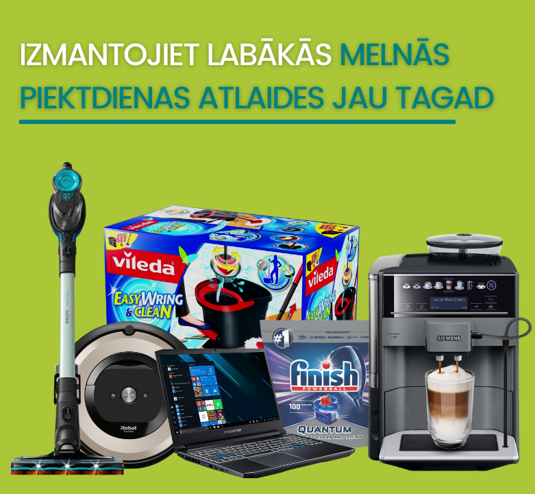 TOP piedāvājumi: agrā Melnās Piektdienas izpārdošana