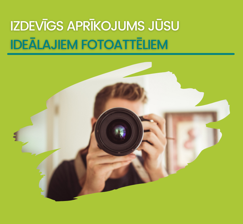 TOP piedāvājumi foto un video aprīkojumam