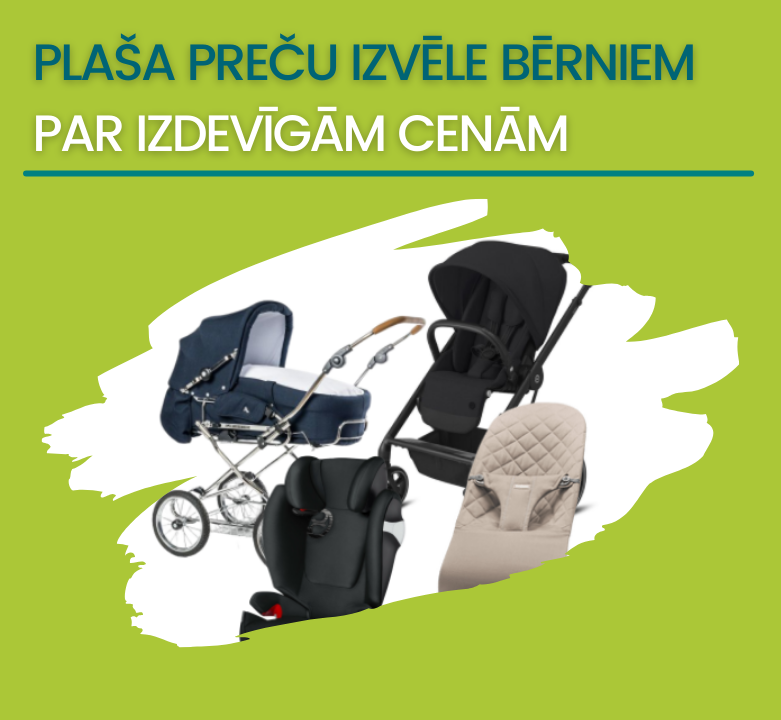 Cybex, Hesba un Babybjorn preces bērniem ārzemju e-veikalos LĒTĀK!