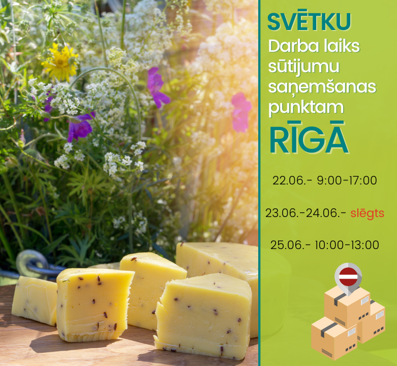 Darba laiks Līgo svētkos!