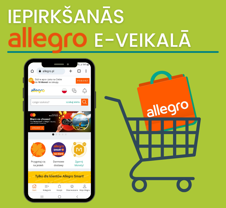 Kā iepirkties Allegro.pl platformā?