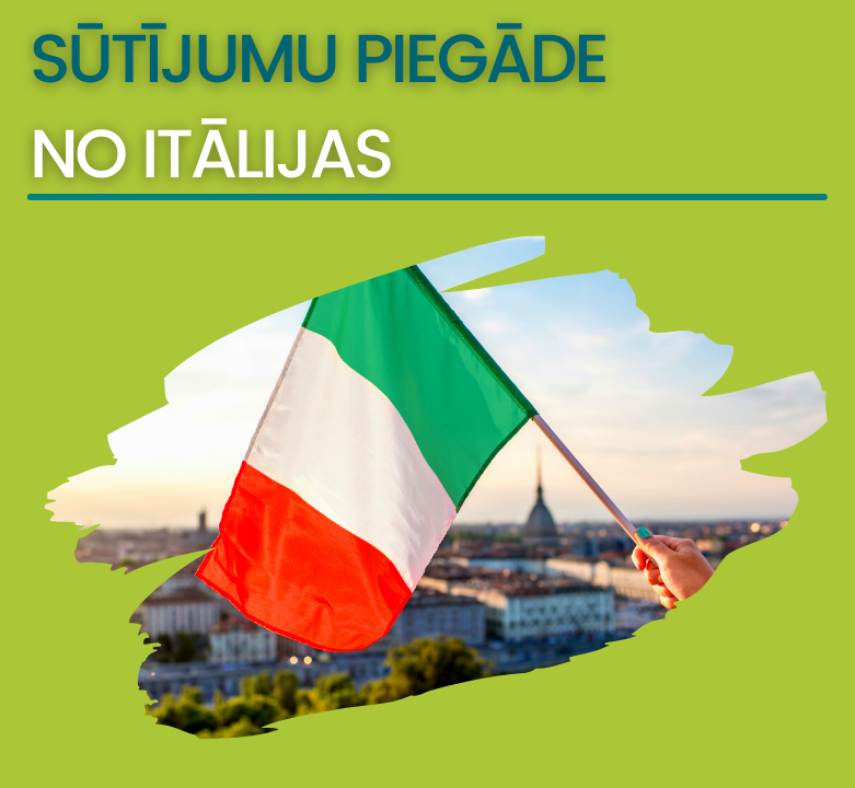 Sūtījumi no Itālijas kavēsies