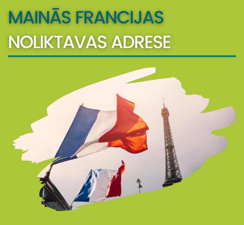 No 4. novembra mainās Francijas noliktavas adrese