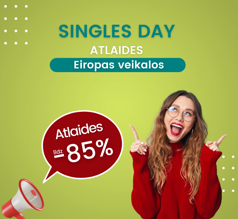 Singles day izpārdošana ir lielisks laiks dāvanām sev un citiem!