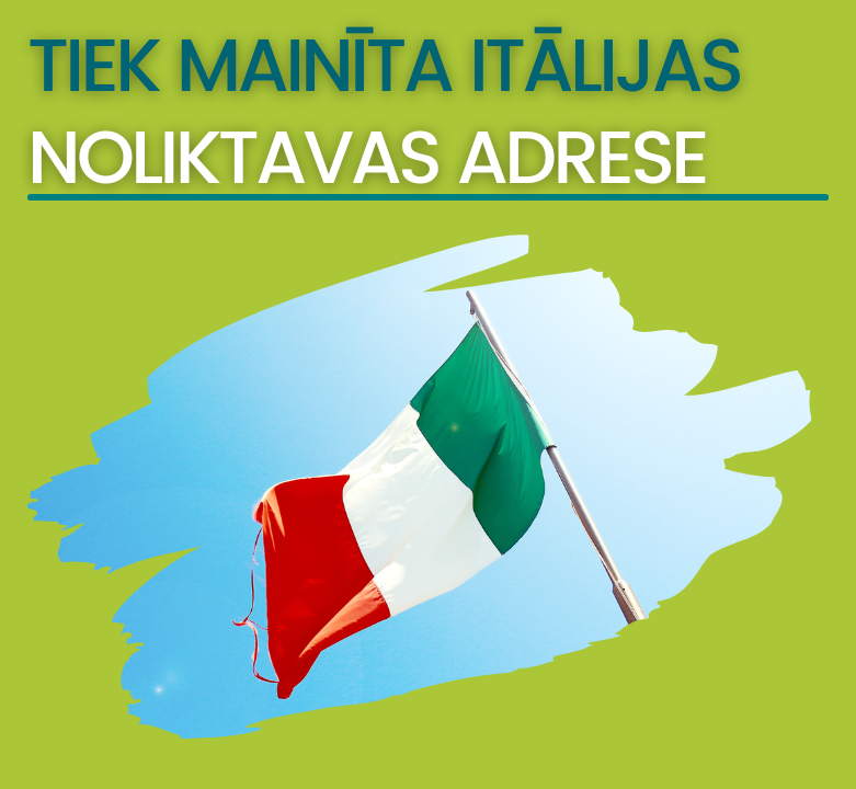 No 30. janvāra Itālijas noliktavas adrese mainās