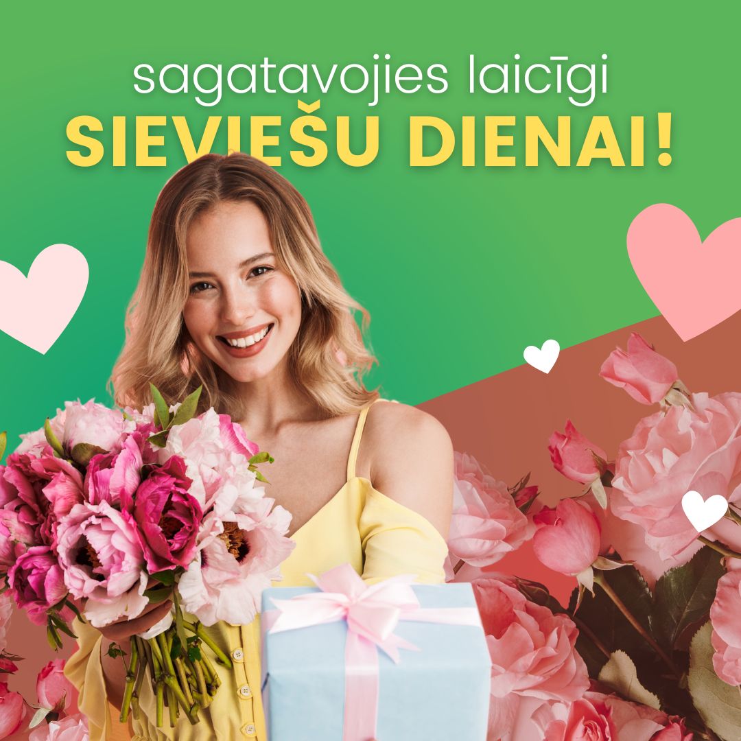 Sagatavojies sieviešu dienai ar PērcEU!
