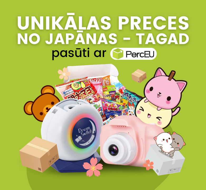 Pasūti unikālas preces no Japānas ar PērcEU jau šodien!