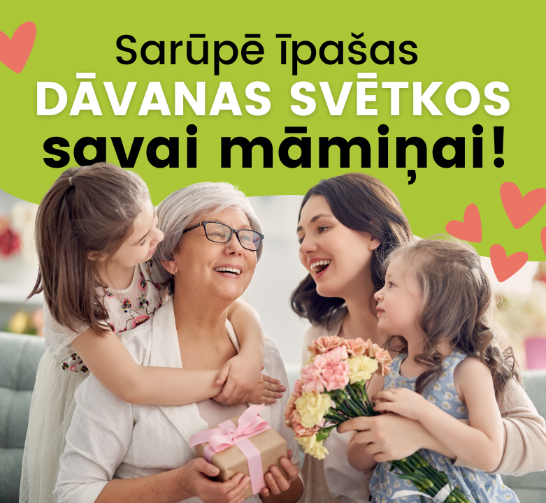 TOP dāvanu idejas Mātes dienai par neticamām cenām