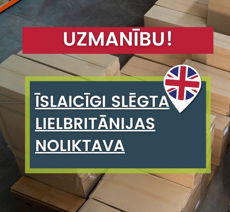 LŪDZAM NEPASŪTĪT JAUNUS SŪTĪJUMUS UZ NOLIKTAVAS ADRESI