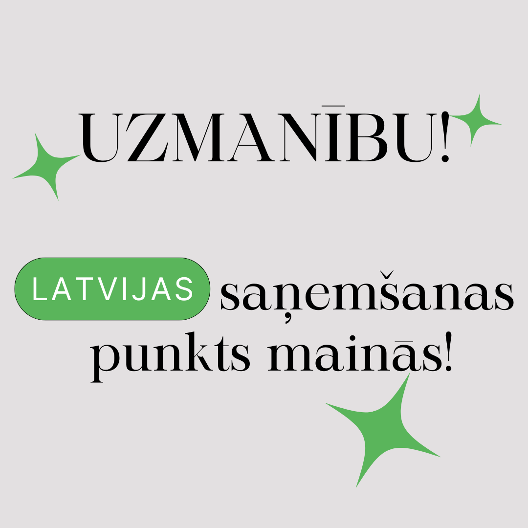 SVARĪGI! Mainās Latvijas sūtījumu saņemšanas punkts!