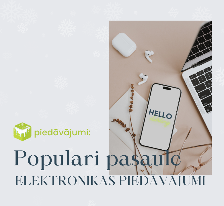 TOP elektronikas piedāvājumi! 📱