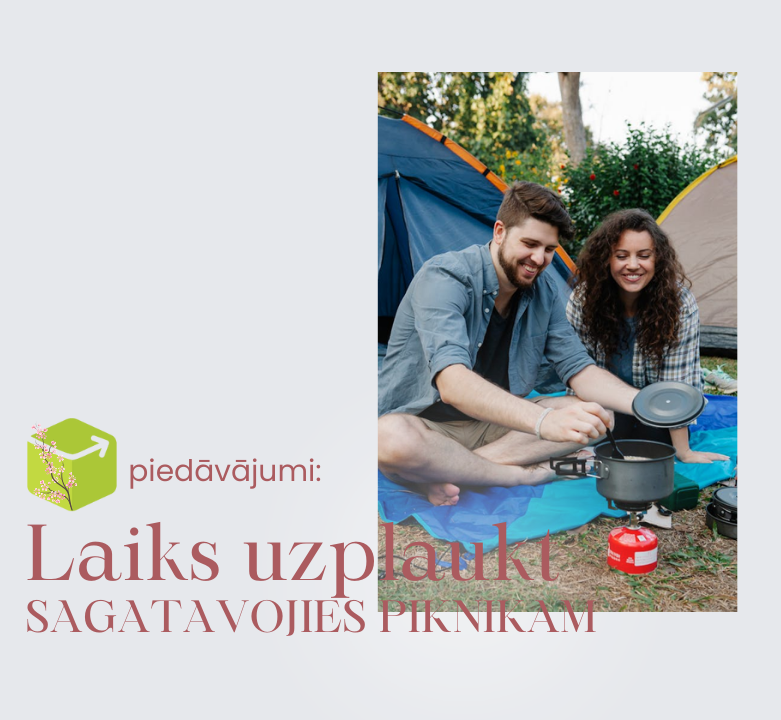 Gatavojies siltās sezonas piknikiem! 🏕️