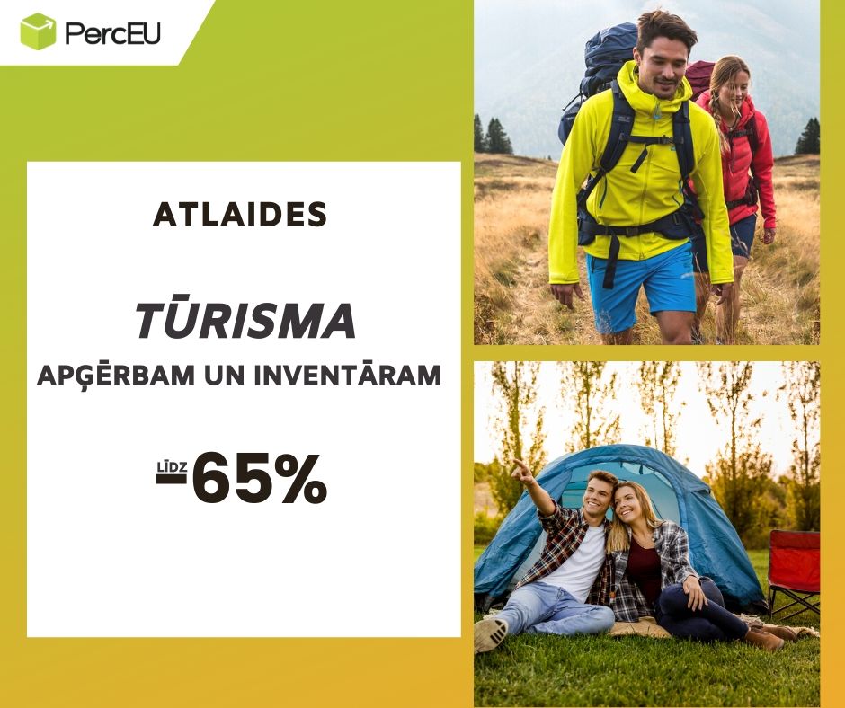 Atlaides tūrisma apģērbam un inventāram