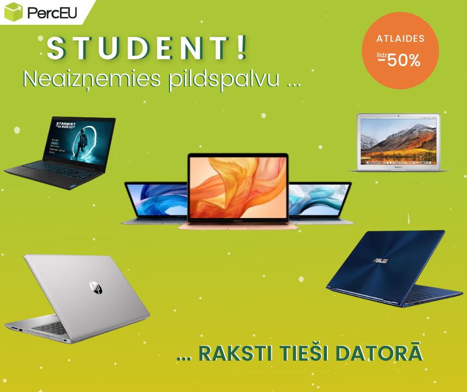 Student! Neaizņemies pildspalvu...