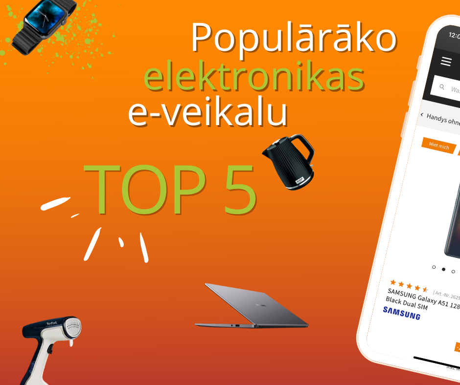 Populārāko elektronikas e-veikalu Top 5