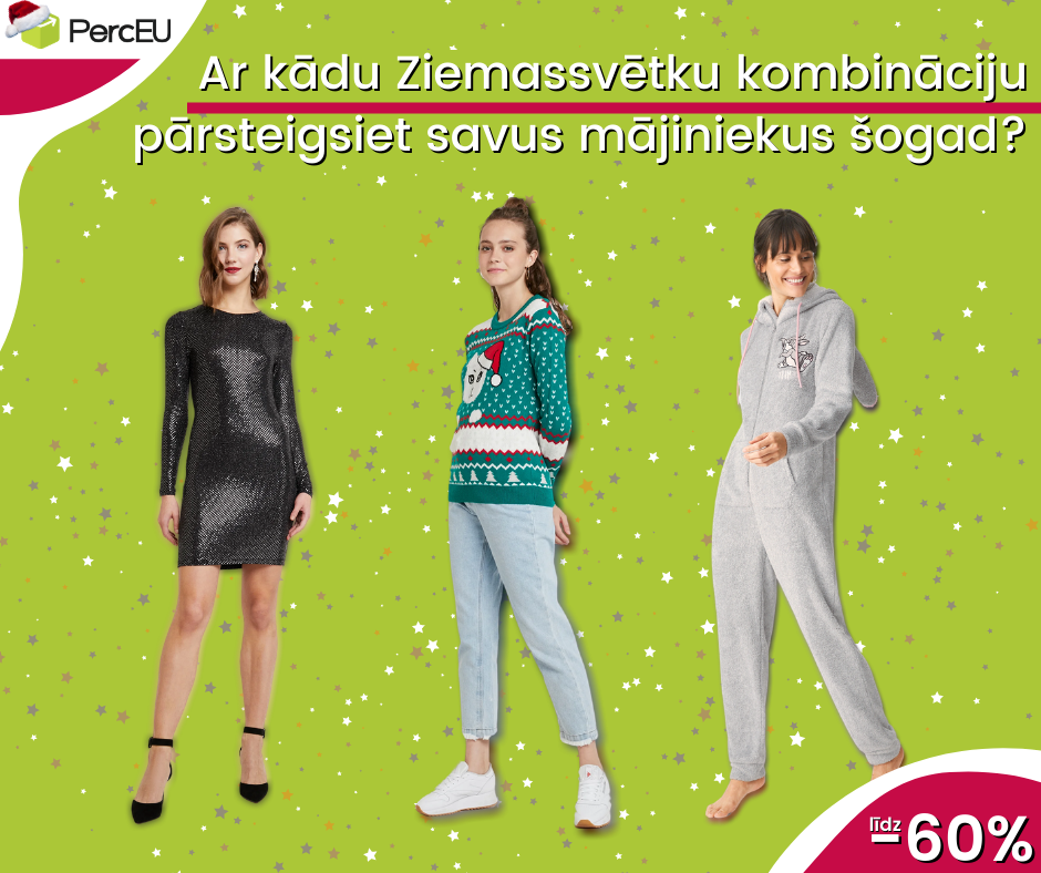 Ar kādu Ziemassvētku kombināciju pārsteigsiet savus mājiniekus šogad?