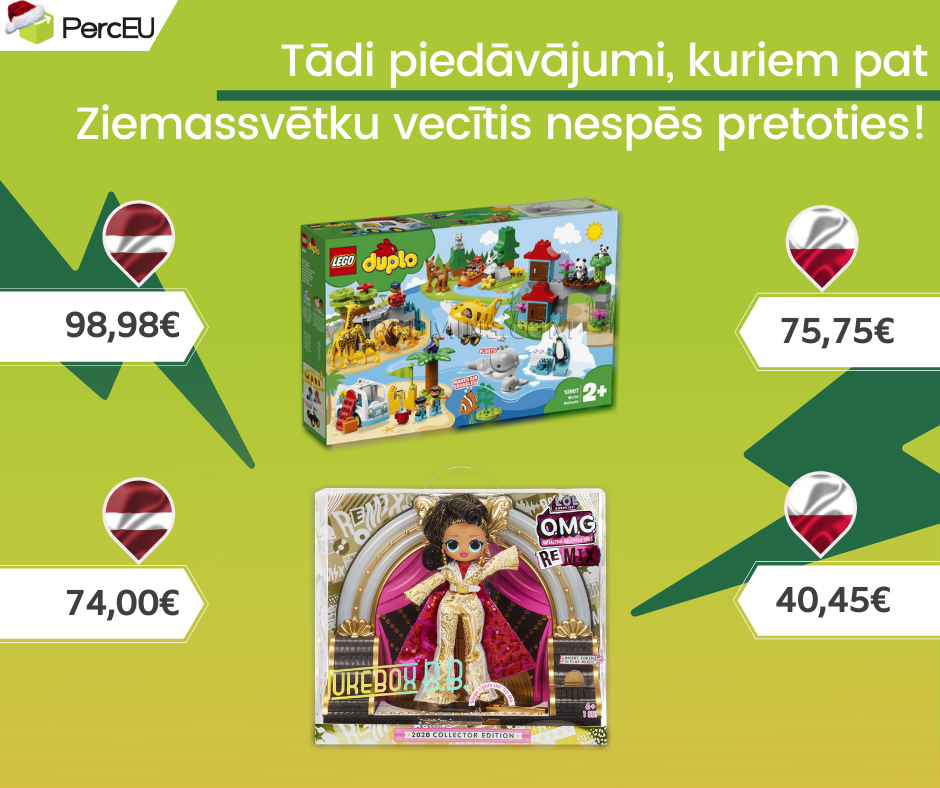 Tādi piedāvājumi, kuriem pat Ziemassvētku vecītis nespēs pretoties!