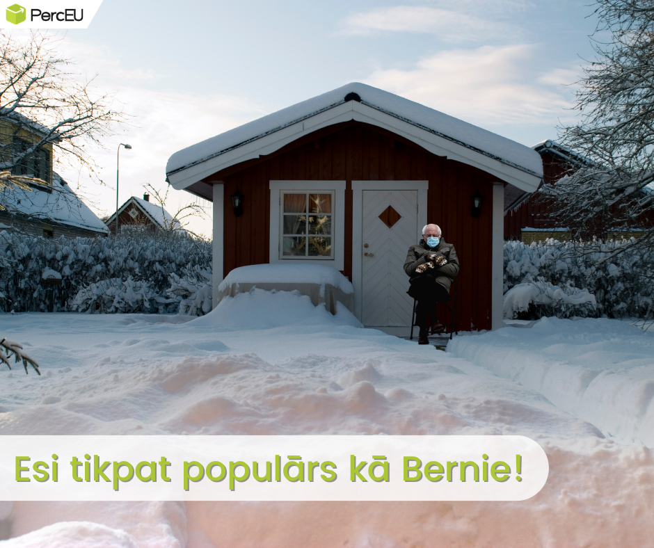 Esi tikpat populārs kā Bernie!