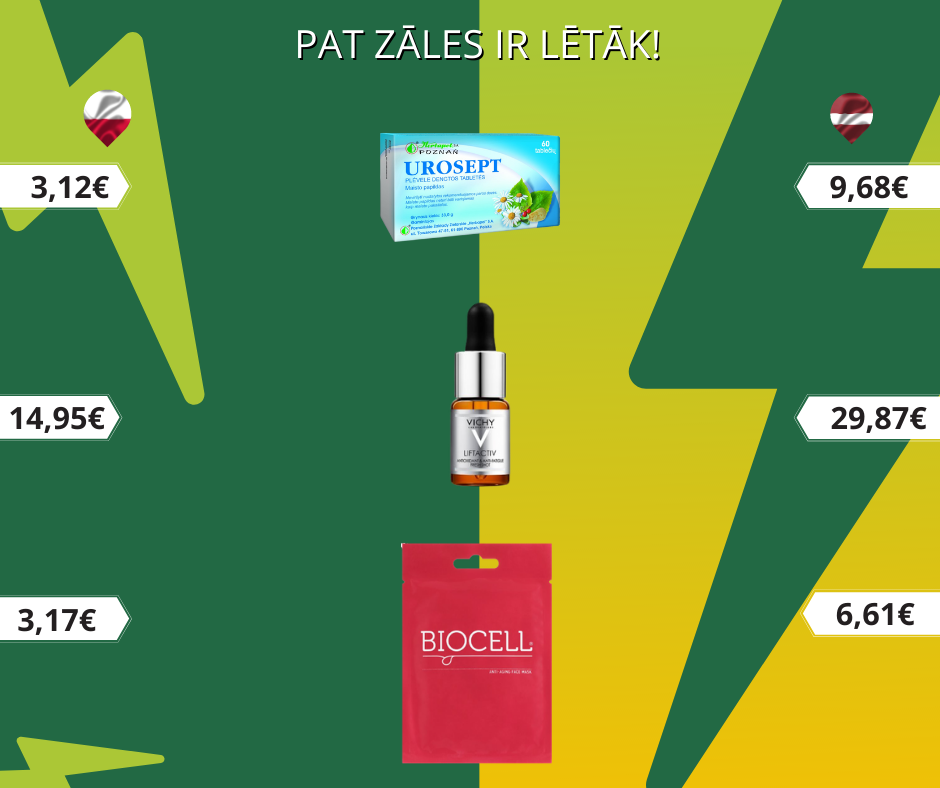 Pat zāles ir lētāk!