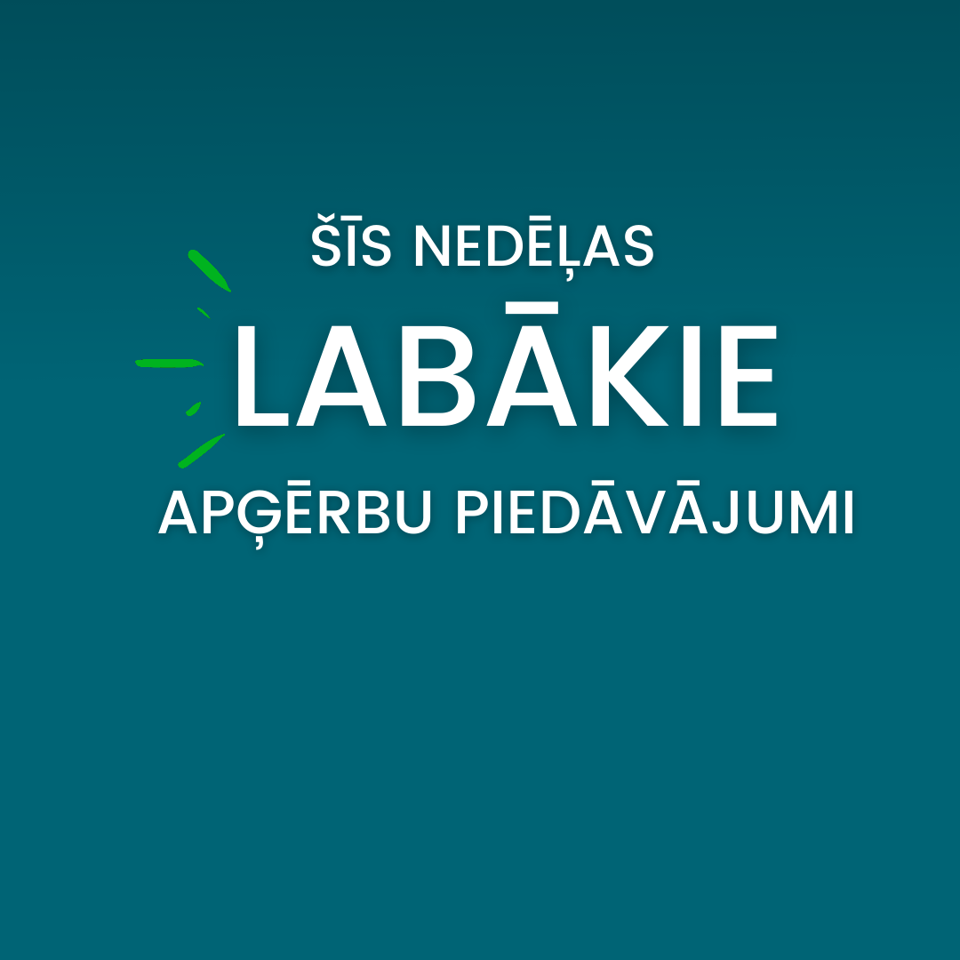 Šīs nedēļas labākie apģērbu piedāvājumi
