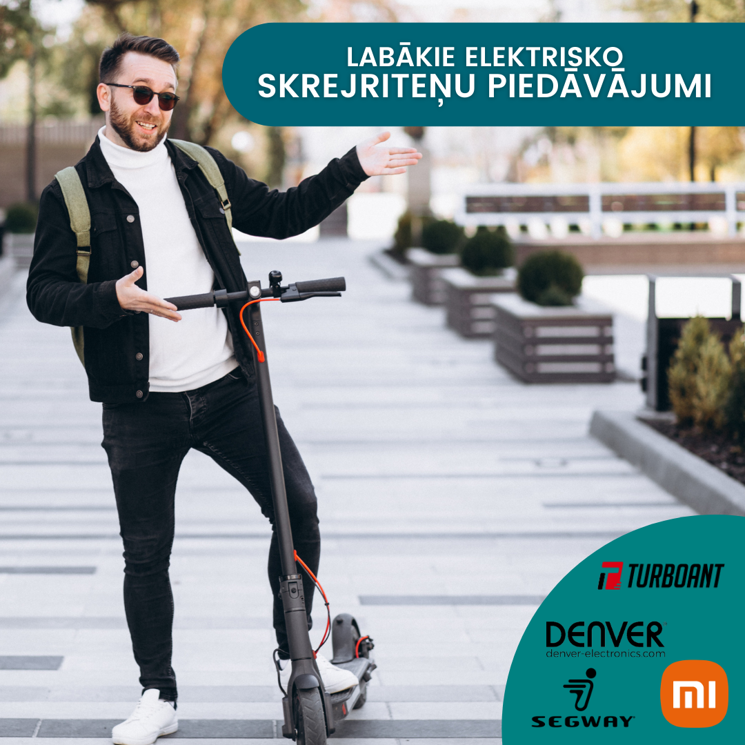 Kur lētāk atrast elektriskos skrejriteņus?