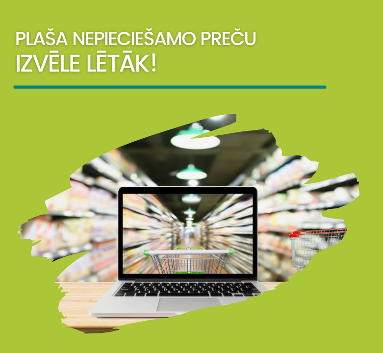 Izmēģini pārtikas, sadzīves, higiēnas preces no ārvalstu e-veikaliem!