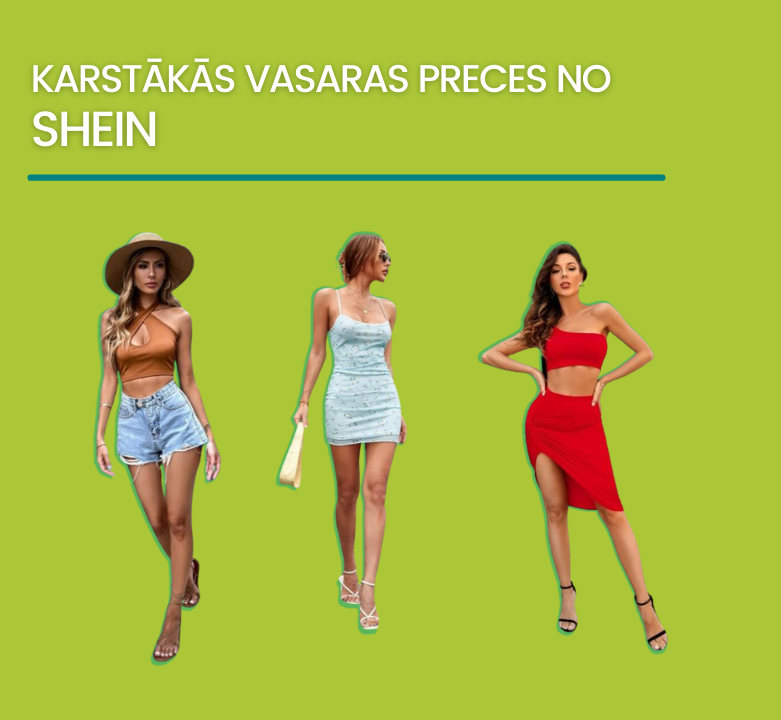 Vismodernākie apģērbi, apavi un aksesuāri no Spānijas Shein!